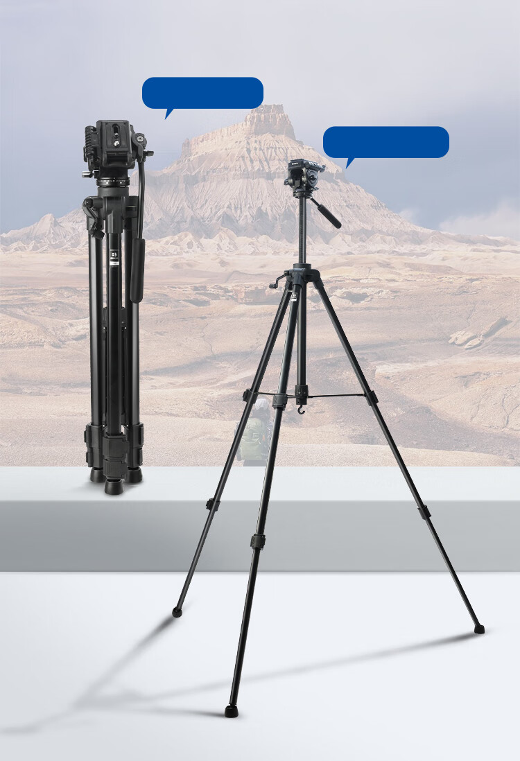 Benro T981 Portable Mirrorless DSLR Camera Grip, Vertical Shooting 3D Gimbal, Video Interview Live Streaming Photography Camera Equipment, Temperature Measurement Device, Phone Clamp, Hydraulic Tripod 4