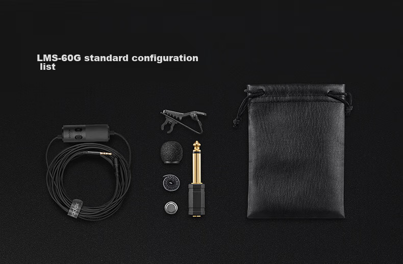 Godox LMS-60G Lavalier Microphone Omnidirectional Live Streaming Equipment for Video Recording, VLOG Audio Recording, Mobile Phones, Computers, DSLR Cameras 6