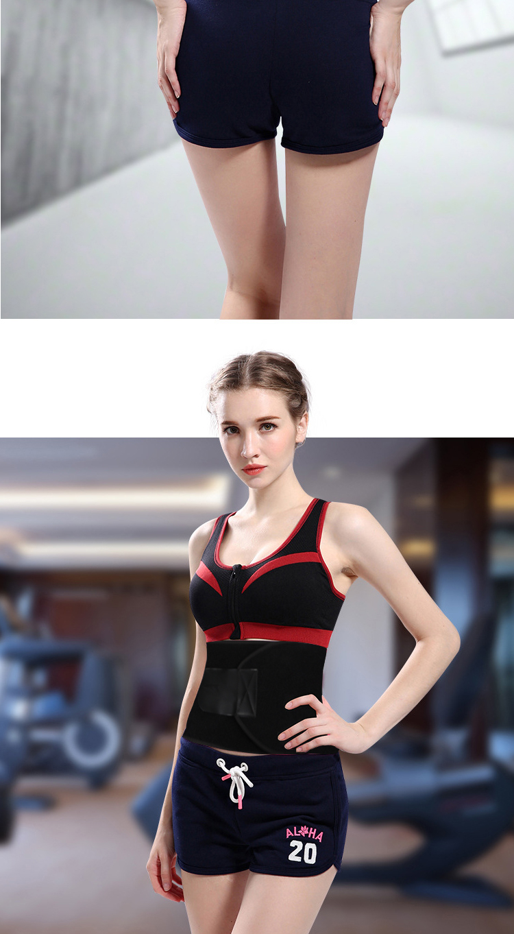 Chidong Sweat-Inducing Waist Support Belt for Men And Women, Abdominal Shaping, Waist Slimming, Summer Fitness Running Sports Sweat-Loss Weight Loss Waist Brace One Size Fits All 10