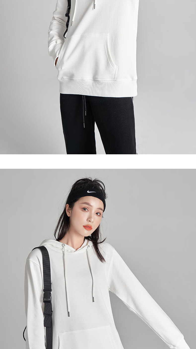 Langsha Women's Hooded Sweatshirt Spring Autumn Thick Casual Versatile Sports Loose Fit Long Sleeve Couple Jacket 19
