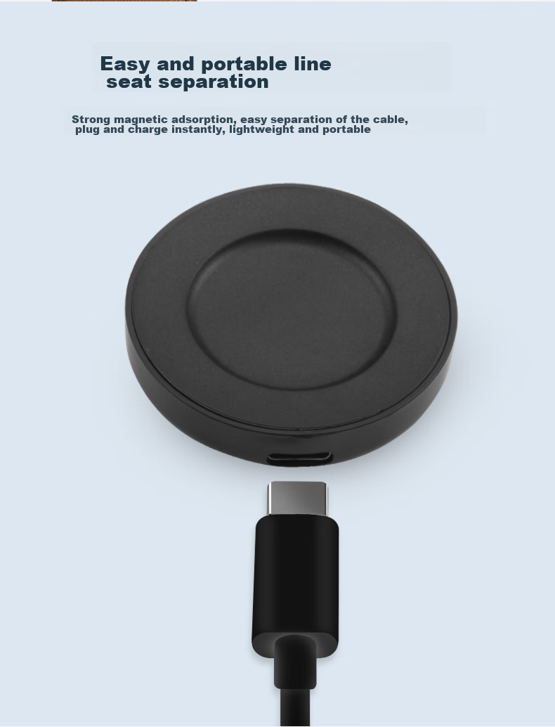 CangHua Compatible with Xiaomi Watch S1 Charger, Xiaomi Watch S1 Charging Cable, Wireless Magnetic Safe Fast Charging Dock, Smart Sports Watch Accessories 9