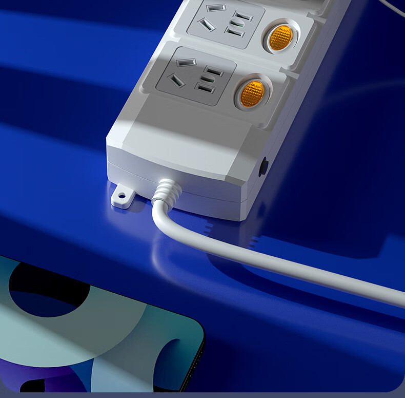 Etman Overload Protection Power Strip with Individual Switches, 6 Outlets, 3 Meters, National Standard, Laboratory ACJ23016.2, Lightning-Proof And Surge-Resistant Power Strip for Industrial And Laboratory Use 9