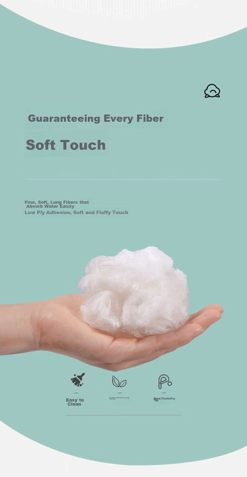 KING SHORE Disposable Face Towels, Thickened Wet And Dry Dual-Use Cleansing Wipes, Portable Pearl Texture, 20*20cm, 3 Packs 4