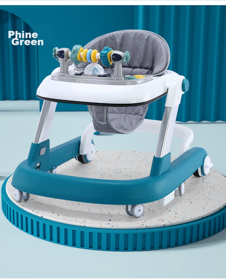 ANGI BABY Multifunctional Baby Walker Anti-Tip Foldable Push Toy Gift for Kids 19