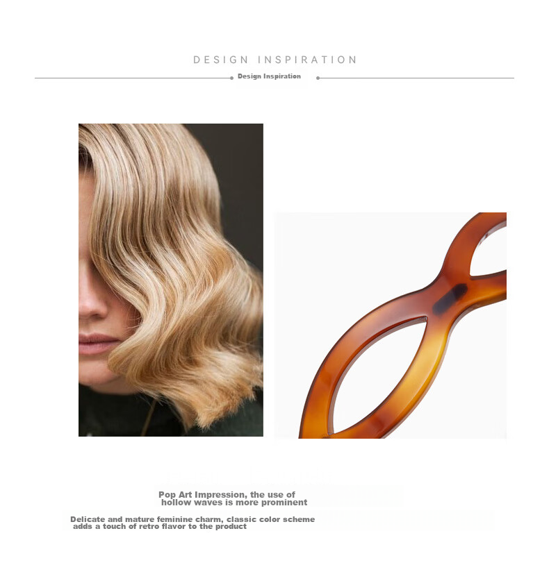 ALEXANDRE DE PARIS Mid-Autumn Festival Gift Simple Headband Romantic Hollow-Out Hairband Fashionable Versatile Hair Accessory 1573 E Dark Brow 3