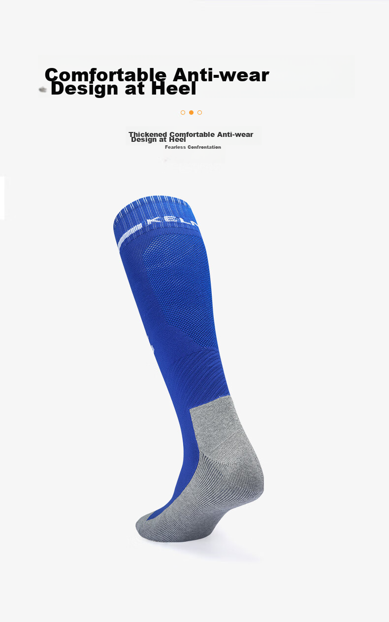 KELME Children's Soccer Socks, Long Training Socks, Non-Slip Breathable Professional Training Soccer Socks, Black And White 12