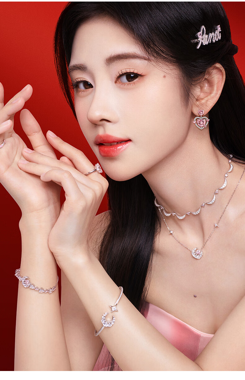 Fanci Dream Moon Necklace for Women, Silver Moon Collarbone Chain, Luxurious High-End Birthday Gift for Girls 4