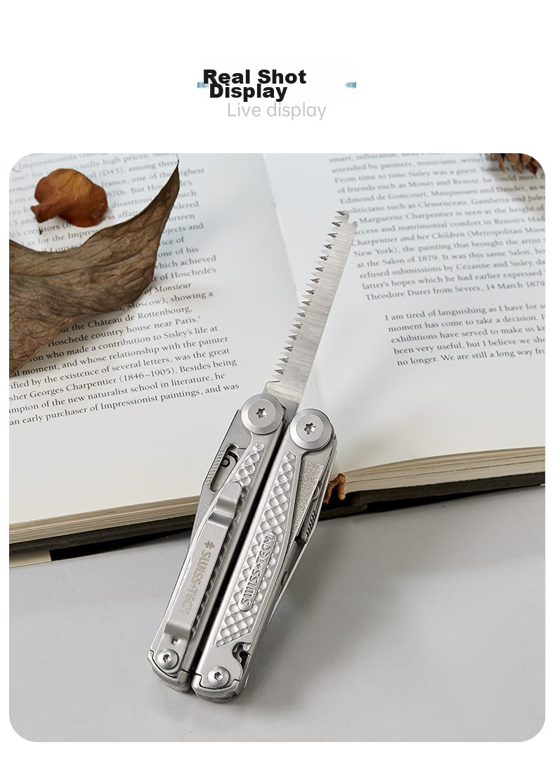 SHEFFIELD Swiss Technology Multifunctional Pliers, Outdoor Folding Knife, Portable Emergency Scissors, Wilderness Survival Equipment 13