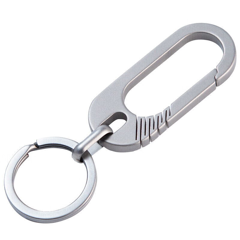 YORA Titanium Alloy Car Key Chain, Men's Pendant, Key Ring, Waist-Hanging Key Fob for Electric Vehicles And Motorcycles