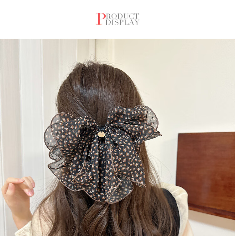 CHIMERA Back-Of Bun Hair Clip, French Bow Barrette, Half-Up Hairpin, Hair Accessory for Women, Mid-Autumn Festival Gift 20