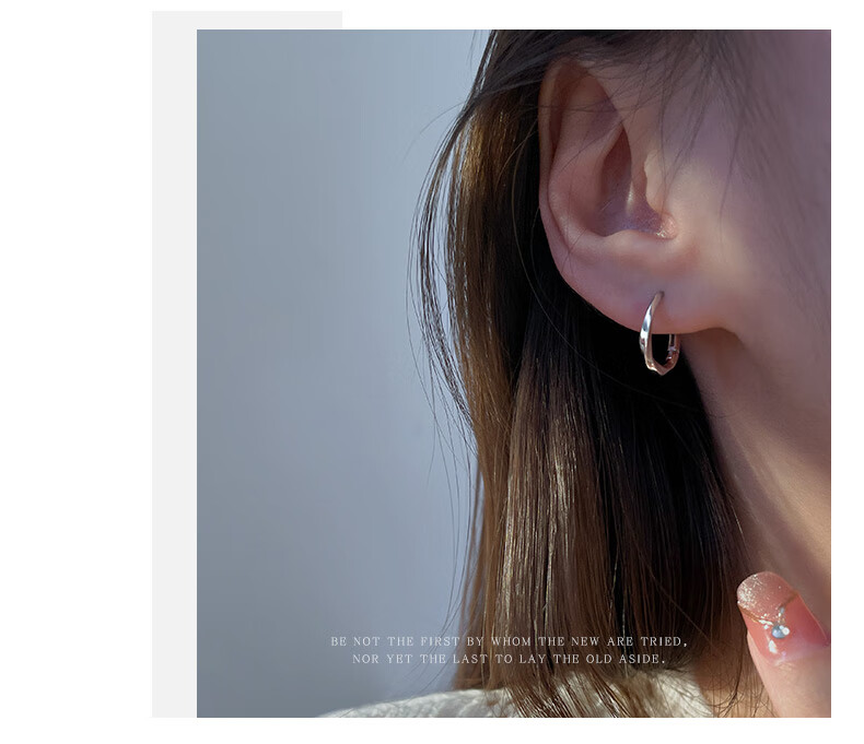 MIMORE Mobius Silver Stud Earrings for Women, Luxurious And Niche High-End Feel, 2026 New Style Earrings, Birthday Gift for Girlfriend Or Wife 4
