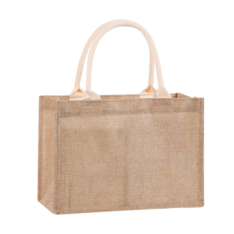 TaTanice Linen Bag, 1 Piece, Handbag, Holiday Gift Bag, Shopping Storage Bag, Lunch Box Bag