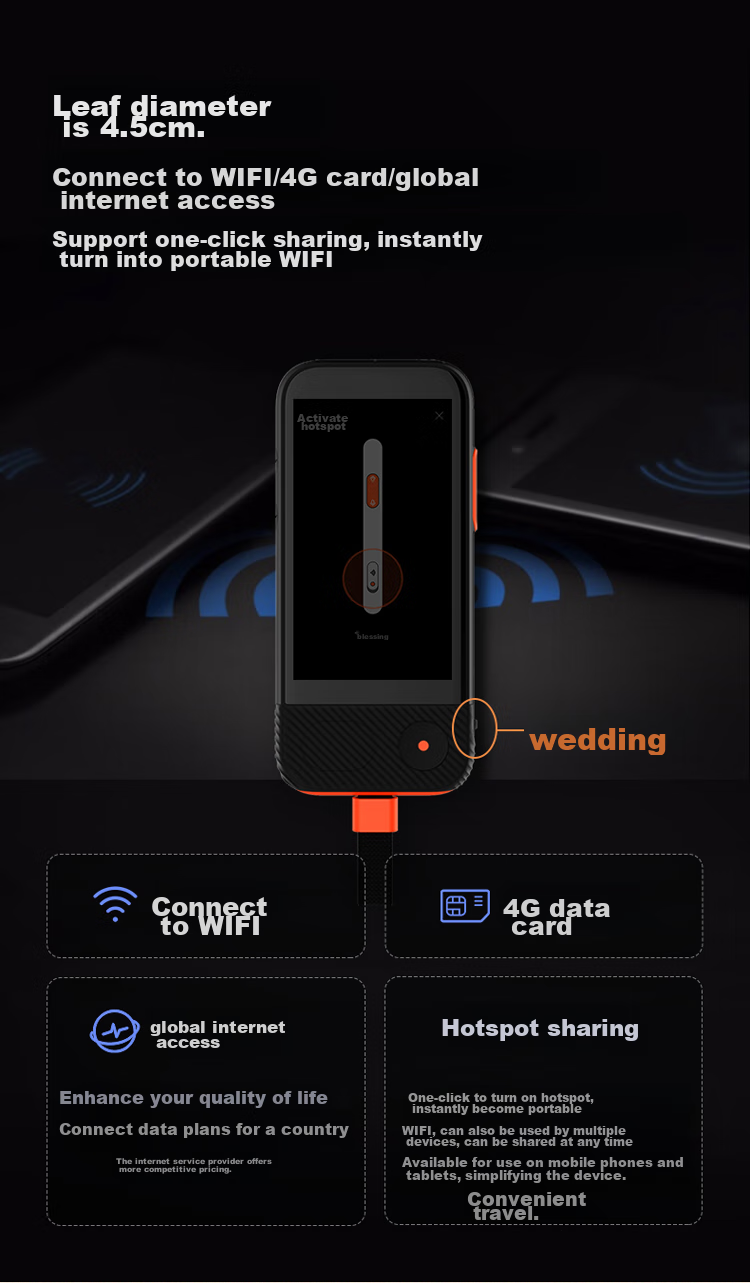 JoneR Translation Machine Pro, Multi-Language Learning 4G Voice Translator, Electronic Dictionary, Offline Translation Pen, Photo Translation, Instant Translation for Overseas Travel, Global Data Plan Included 7