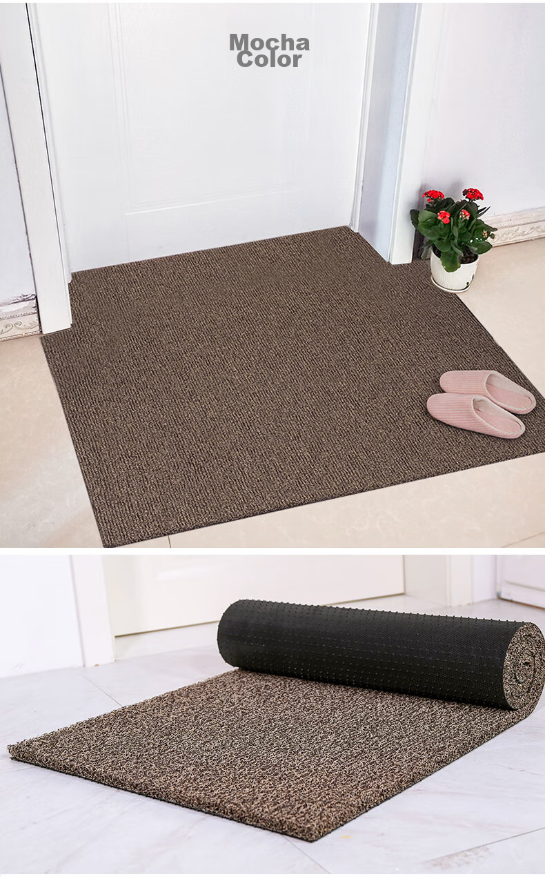 DIYIN Entrance Door Mat, Doormat, Loop Mat, Entrance Foot Mat, Non-Slip Mat, Thickened Black And Red, 60*90cm 14