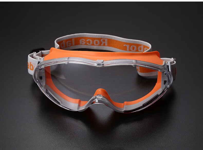 BAIGE Goggles, Pollen And Willow Catkin Protection, Fully Enclosed, Dust-Proof, Sand-Proof, Industrial Cutting Splash Protection, Anti-Fog Glasses, Orange 13