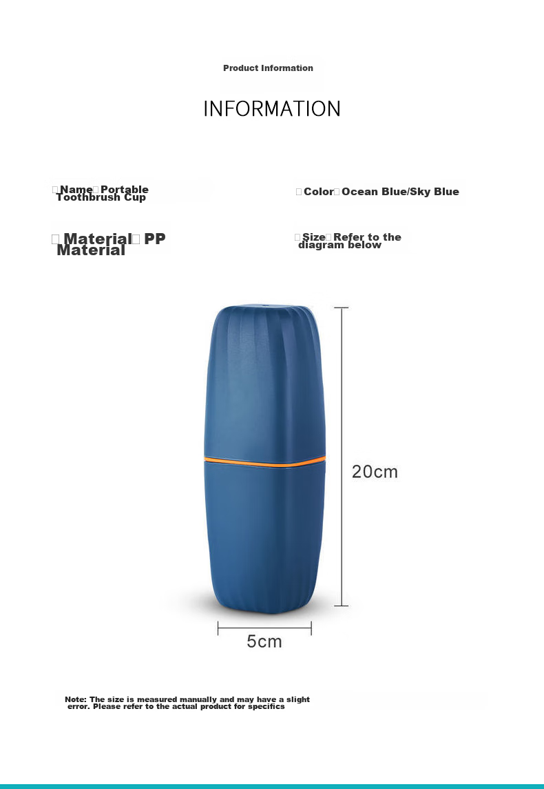 40,000 KM Travel Toiletry Set Portable Rinse Cup Refillable Bottles Foldable Toothbrush 3-Piece Travel Toiletry Kit 8