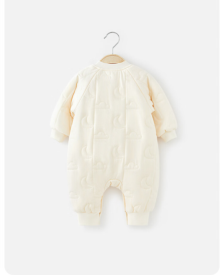 Wismorni Baby Cotton Clothing, Autumn And Winter Newborn Warm Onesie, Three-Layer Padded Jacket, Outdoor Winter Outfit 17
