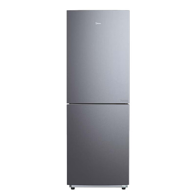 （门店同款）美的（Midea）186升两门冰箱 风冷无霜 铂金净味 家用双门小冰箱 BCD-186WMA榭湖银