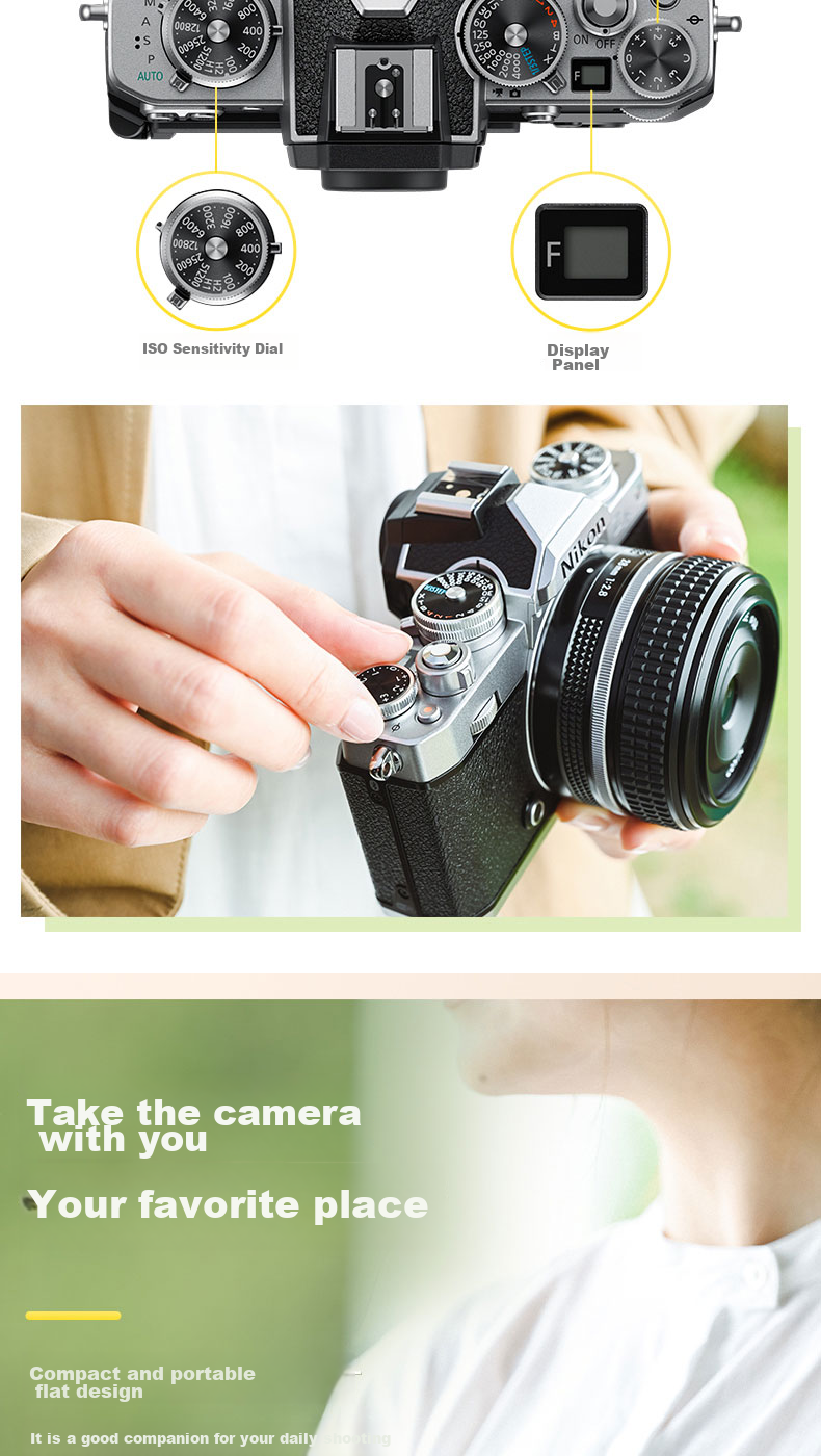 Nikon Zfc 28mm F/2.8 SE [Subsidy], Retro Mirrorless Camera Kit, Black Version, 4K/30P Video 4
