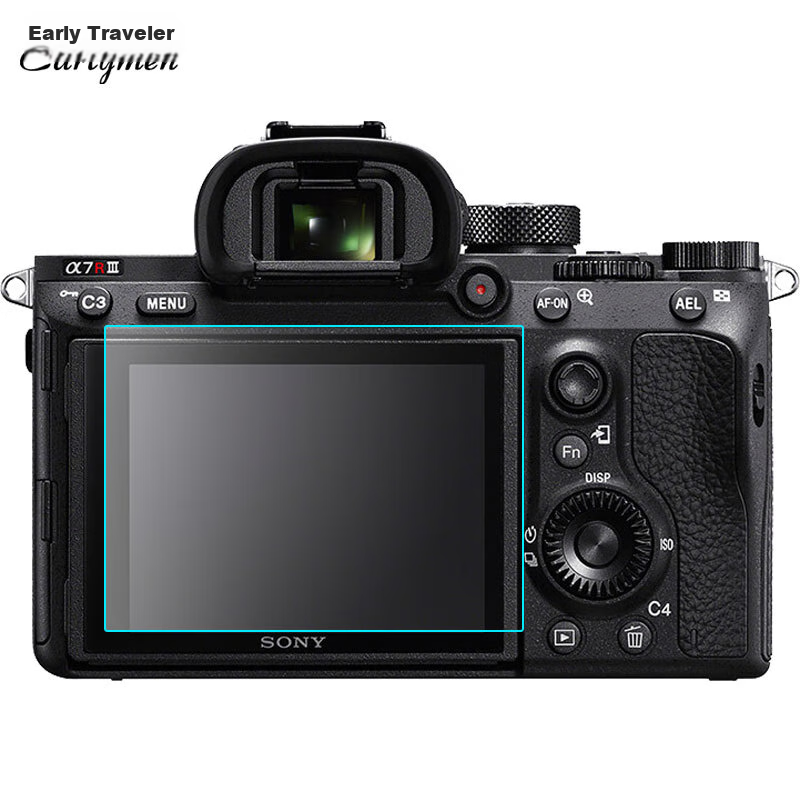 Earlymen Dual-Pack Screen Protector for Sony A7M3, A7R4, A7CL, A7R4A, A7R3, ZV1, FX3, A73, A7S3, A9M2 Camera Screen Protective Film