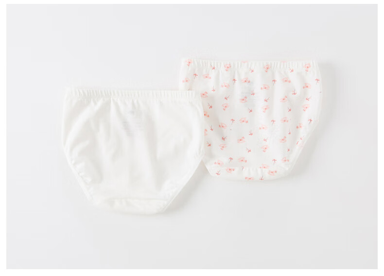 DAVE & BELLA [Two-Pack] Children's Underwear 2024 Girls' Mid to Big Kids' Triangle Briefs Panties 8