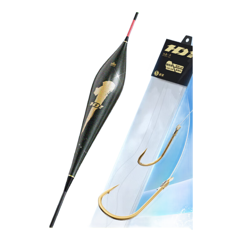 Handing Fishing Tackle Set with 22-Line Group, Hooks, Floats, Main Line, Leader Line, Double Hooks, Main Line, Subline, Hook Float, Beginner Kit, 5.4 Meters