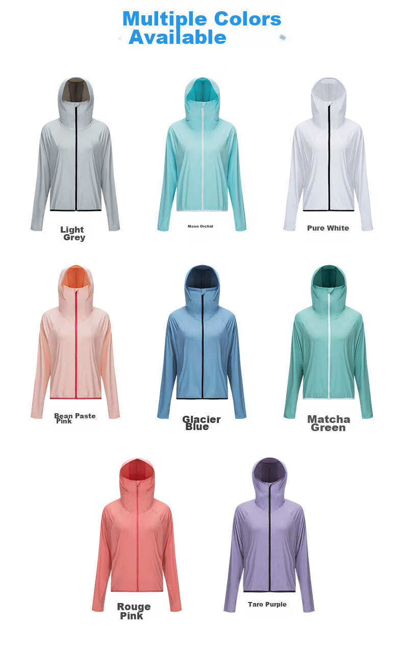 TECTOP Women's Breathable Long Outdoor Windbreaker 56PF, Moon Blue, Size S 17