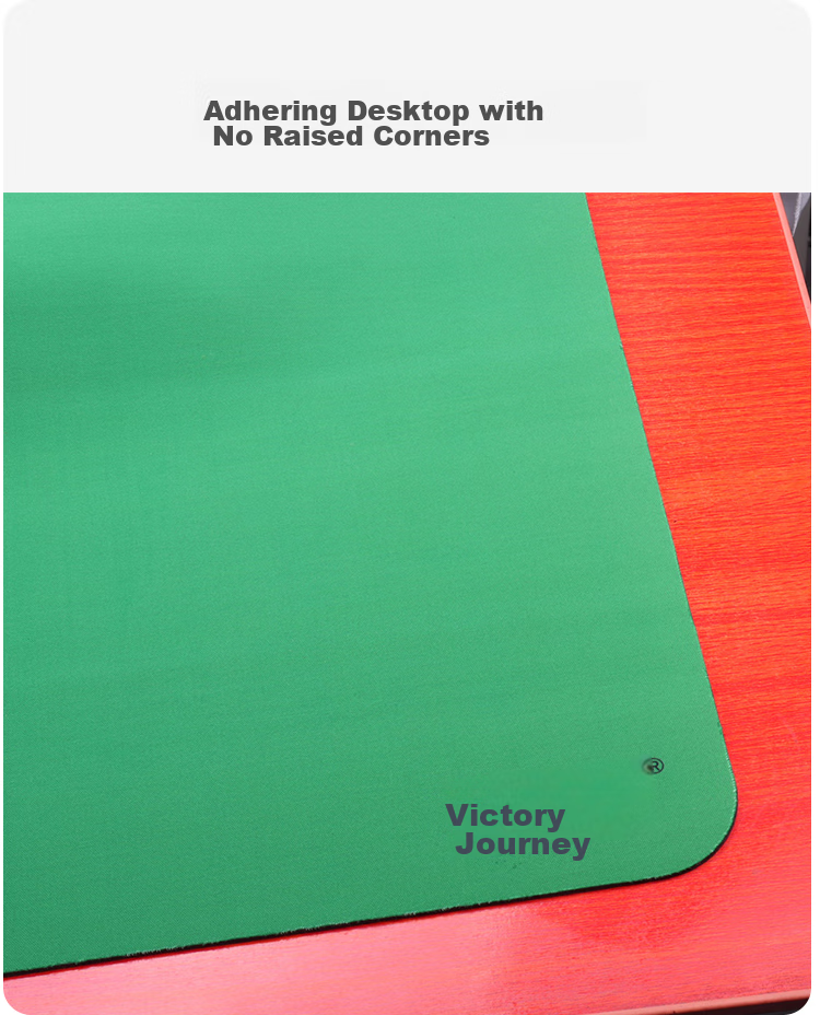 Shenglv Mahjong Table Mat Rubber Mahjong Pad, 85cm Table Game Poker Tablecloth, Non-Slip Waterproof Table Cover, Cuttable, Gree 6