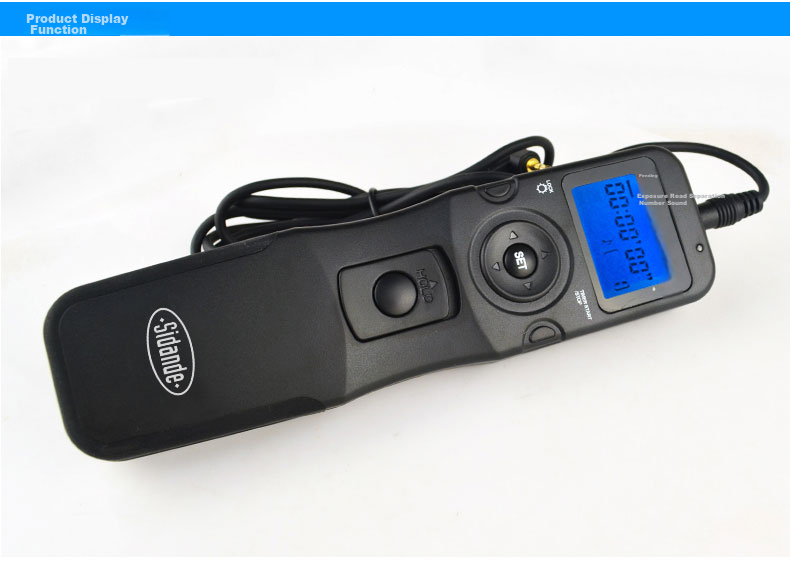 SidanDe 7600C2 Canon Wireless Remote Control Timer for EOS 5D4 5D3 5D2 5D 7D2 7D 6D 6D2 50D 20