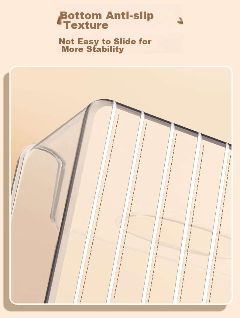 Shuxing Acrylic Transparent Bookend, Thickened Large Capacity Non-Slip Desktop Book Storage, Simple Wear-Resistant Office Study Exam Season Student Bookend 9