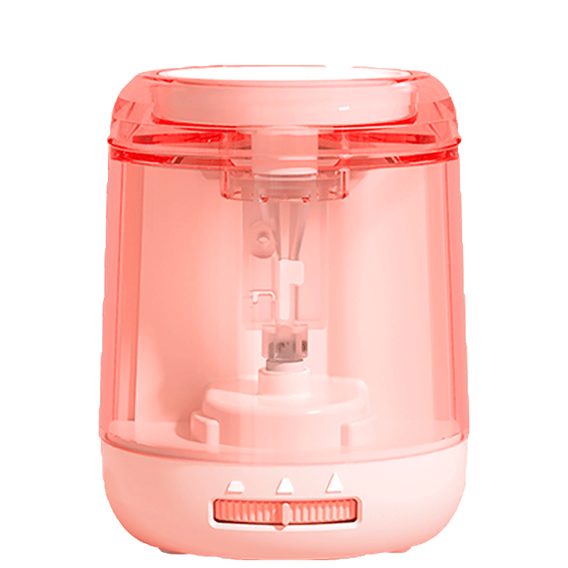 M&G Stationery Electric Pencil Sharpener Semi-Automatic Pencil Sharpener Rotary Pencil Sharpener for Boys And Girls, Birthday Gift, Rechargeable Pink Graduation Gift