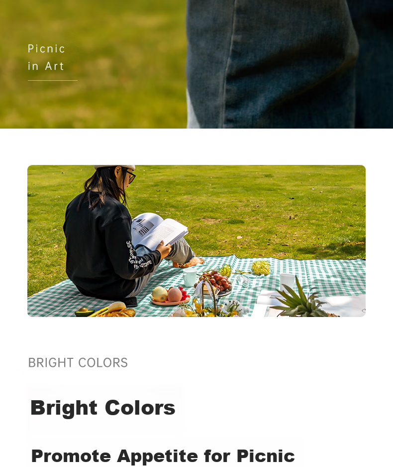 Deli Picnic Mat, Outdoor Thickened Moisture-Proof Mat, Oxford Cloth Portable Tent Mat, Beach Mat, Large Size, Gree 11