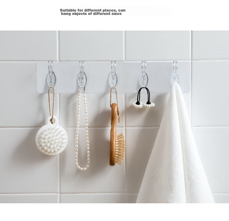 Youjialiangpin Bathroom Storage Rack, Toilet Hanging Basket without Drilling, Large Plastic Wall-Mounted Organizer 2