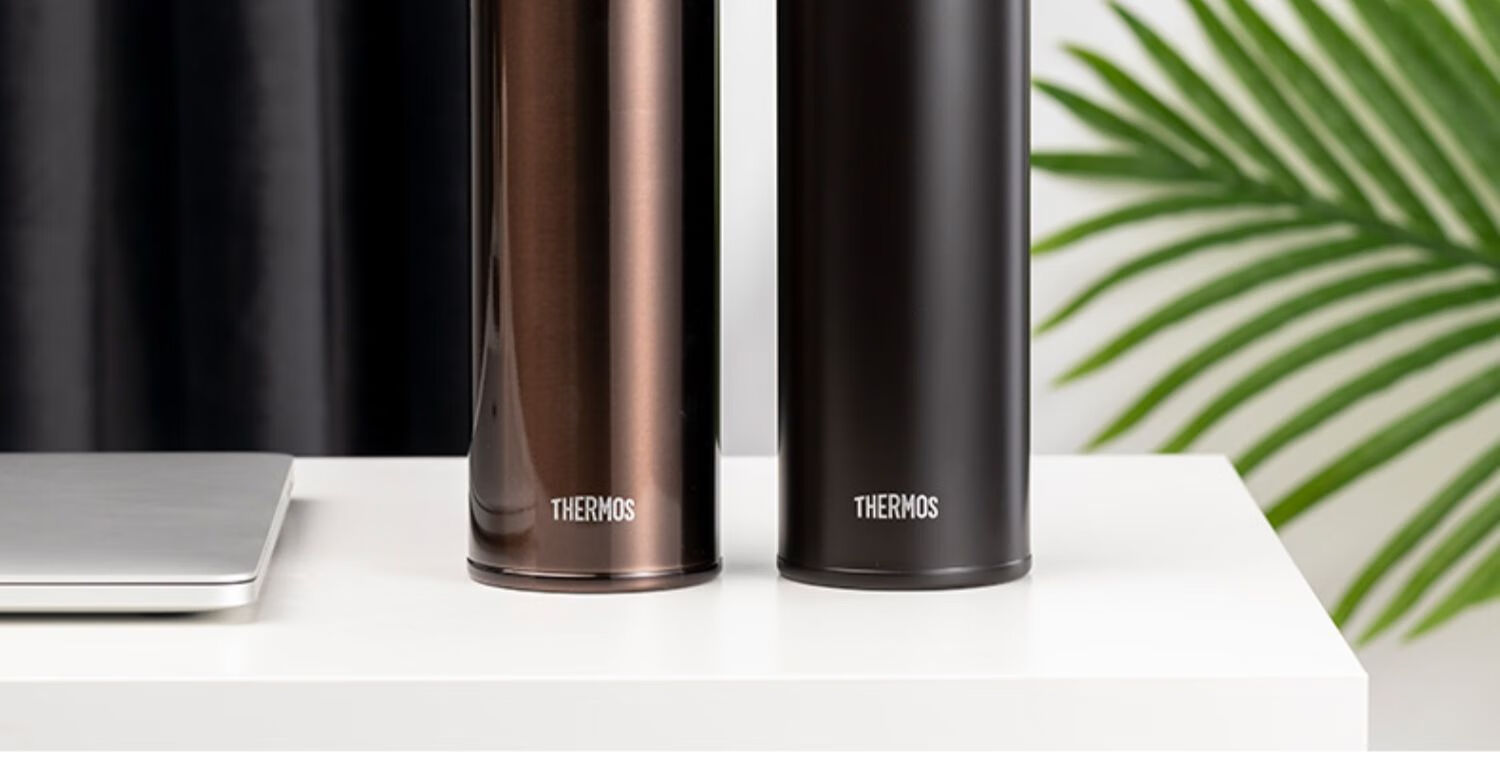 THERMOS Insulated Mug, 550ML High Vacuum Large Capacity Stainless Steel Gift Cup, Push-Button Cup, TCMC-550S BK 8