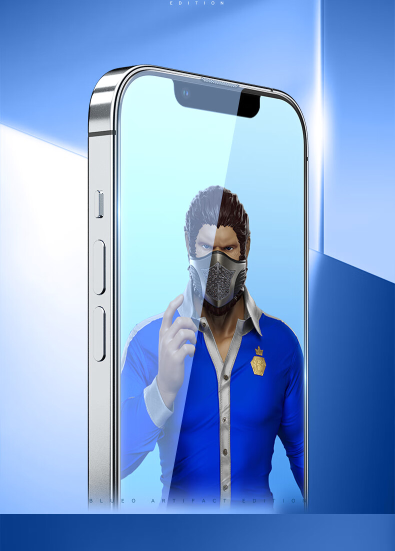 Lanxingxiansheng Tempered Glass Screen Protector for Apple IPhone 17e/13/13pro, Full Coverage Earpiece Thin Edge Anti-Dust Phone Film [Thin Edge Earpiece Dust-Proof] 11