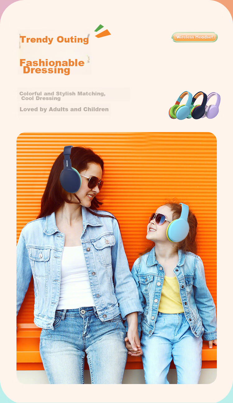 Newmine TB205 Backed Reading Device, Wireless Bluetooth Headphones with In-Ear Monitoring, Over-Ear High-Quality Sound, for Computer Classes, Gaming, Sports, Long Battery Life, Ear-Style Popular Equipment 10