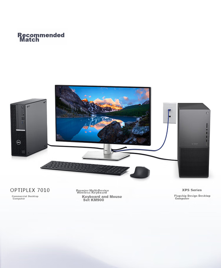 DELL UltraSharp 32-Inch 4K Monitor Advanced IPS Black Edition, 120Hz Refresh Rate, 140W Thunderbolt 4 Port, HDR600, Xiangnong Assistant, U3225QE 23