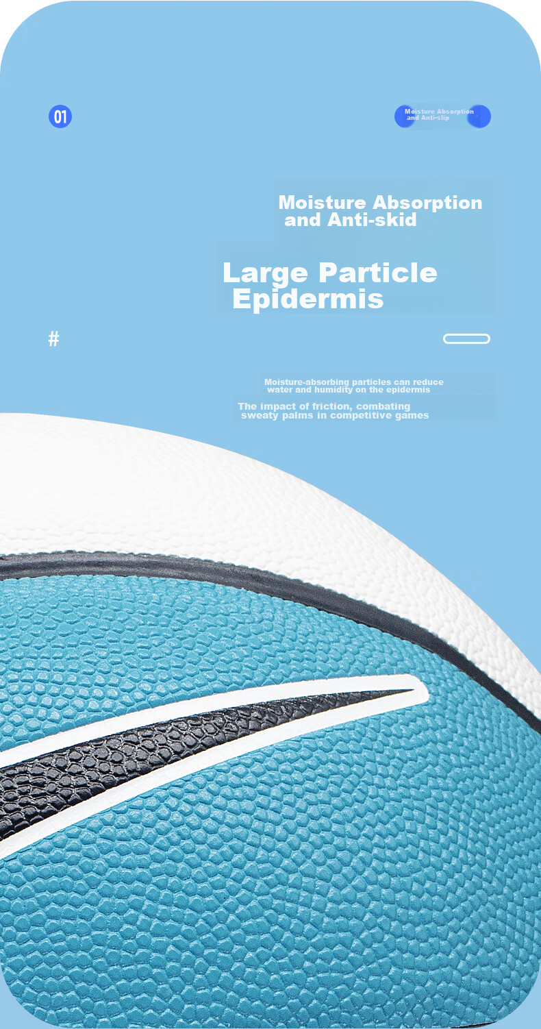 NIKE Basketball Professional Training And Competition Non-Slip Wear-Resistant Indoor And Outdoor Adult Size 7 N100436964307 2