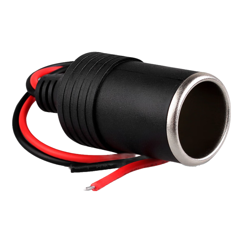 Meiyazhixing Car Cigarette Lighter Socket, Non-Flow Limiting Socket, 50CM Long, Car Modification Cigarette Lighter Socket, Vehicle Charging Socket, 12V/24V