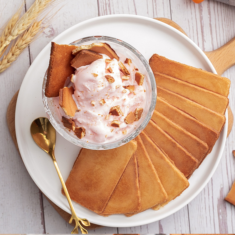 旺旺 煎饼 原味 600g 零食膨化休闲食品饼干糕点