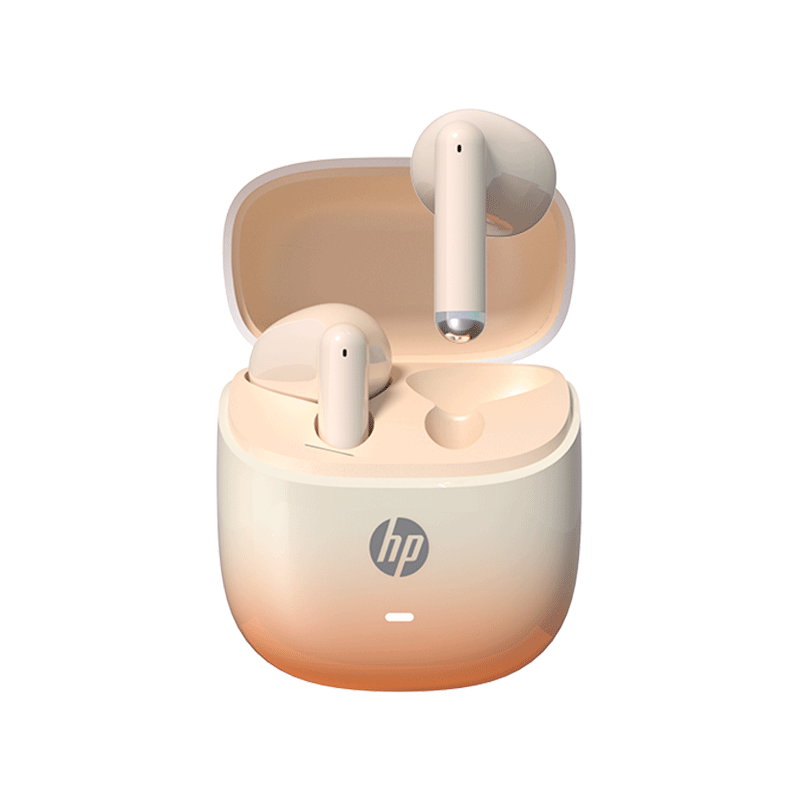 HP H10K Semi In-Ear Bluetooth Headphones with Long Battery Life, Low Latency, Bluetooth 5.3 Gaming And Music Earphones Compatible with Apple, Huawei, Xiaomi, OPPO Phones