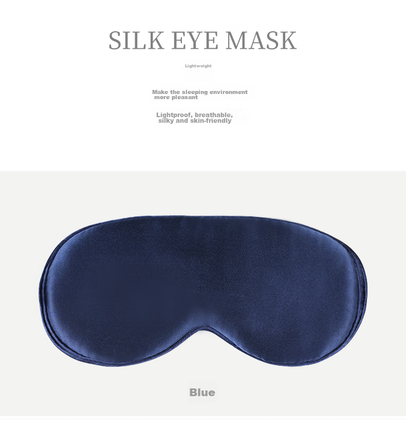 Etravel Sleep Mask, 3D Light-Blocking Adjustable Student Nap Breathable Lightweight Comfortable Travel Eye Mask, Navy Blue 6