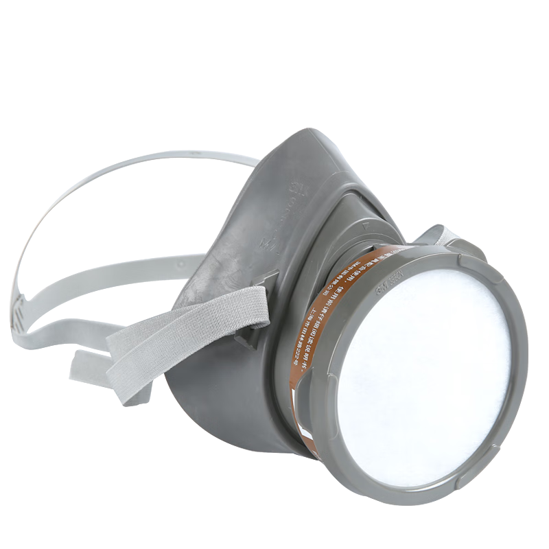 3M Gas Mask Respirator Dust Mask for Toxic, Hazardous Gases, Chemical Activated Carbon, Paint Spraying, Industrial Dust Protection 3200
