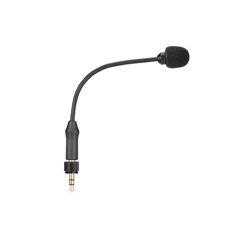 BOYA Microphone UM2 Camera 3.5mm TRS Mini Gooseneck Microphone, Direct-Plug Microphone for Live Streaming, Product Promotion, Vlog, Short Video, Interview Recording, Small Microphone 4