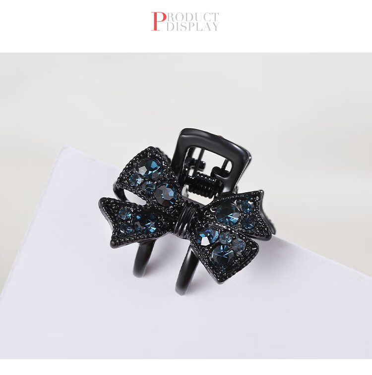 CHIMERA Side Hair Clip, Forehead Bangs Claw Clip, Rhinestone Hair Claw, Flyaway Hair Fixer, Small Hair Accessory, Birthday Gift for Wome 11