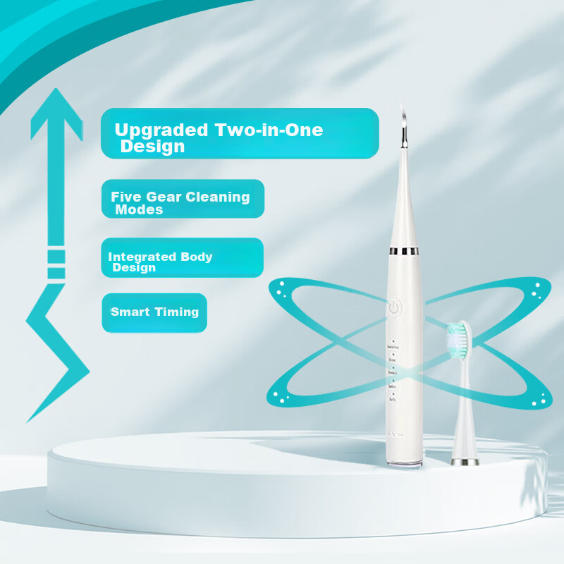 Meebordi Intelligent Sonic High-Frequency Vibration Electric Toothbrush, Dental Cleaner, Oral Irrigator, Oral Calculus Cleaning Device, Beauty Instrument, Water Flosser, Graduation Gift for Teachers