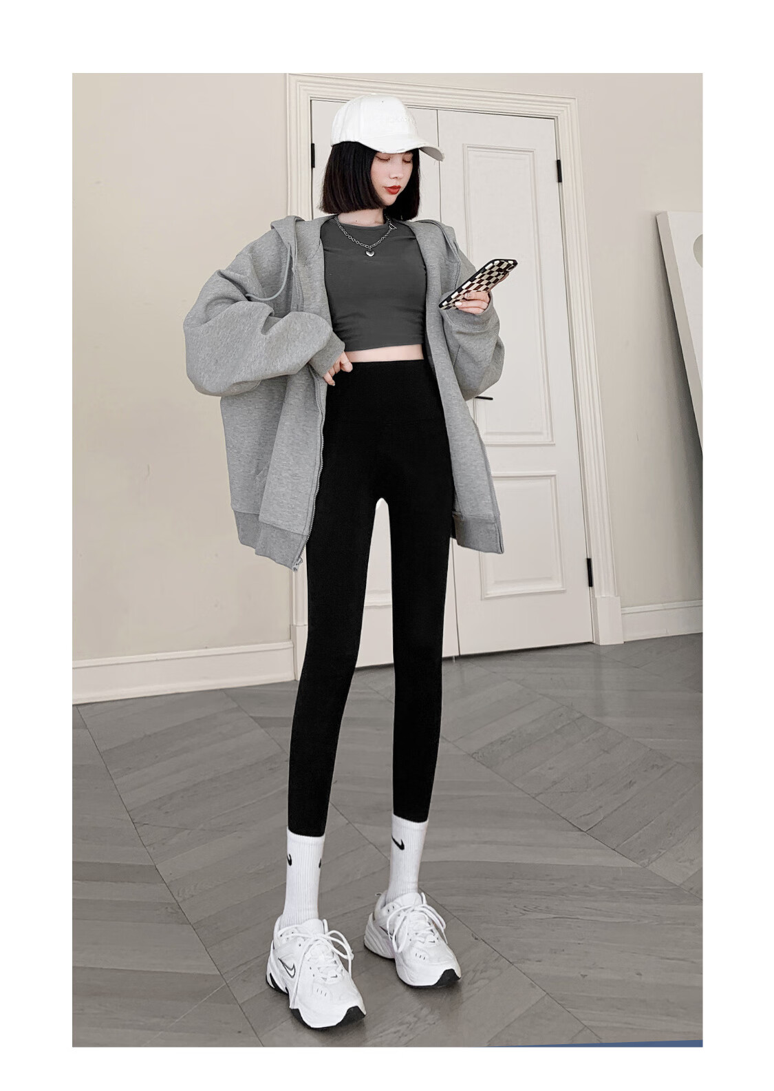 LangSha High-Waisted Tummy Control Leggings for Women, 400g Slimming Thermal Underwear, Warm Cotton Pants Suitable for Yoga, Butt-Lifting And Outdoor Wear 17