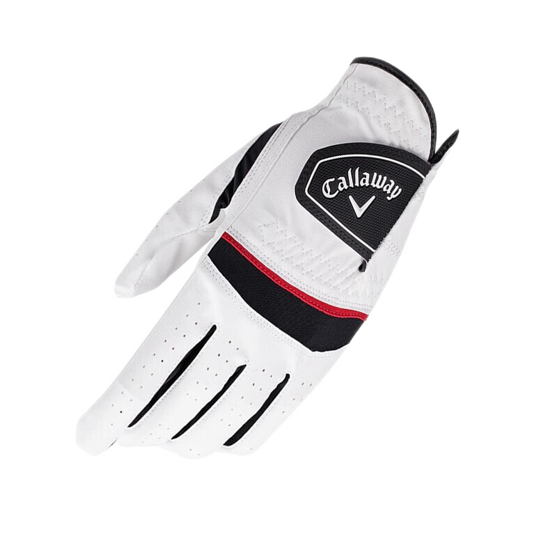 Callaway Golf Glove for Men, WARBIRD Series, Left Hand, Single Pack, White, Size 23