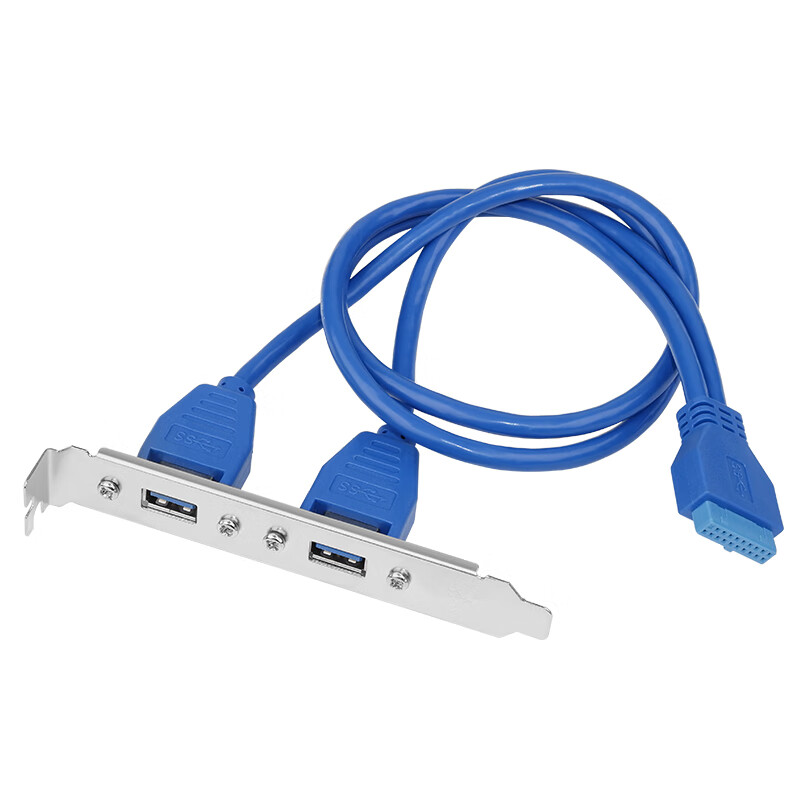 Кабель-удлинитель MOGE MC8230 USB 3.0 для задней панели, 20-контактный/19-контактный на два порта USB 3.0, карта расширения, плата расширения USB 3.0 на 2 порта