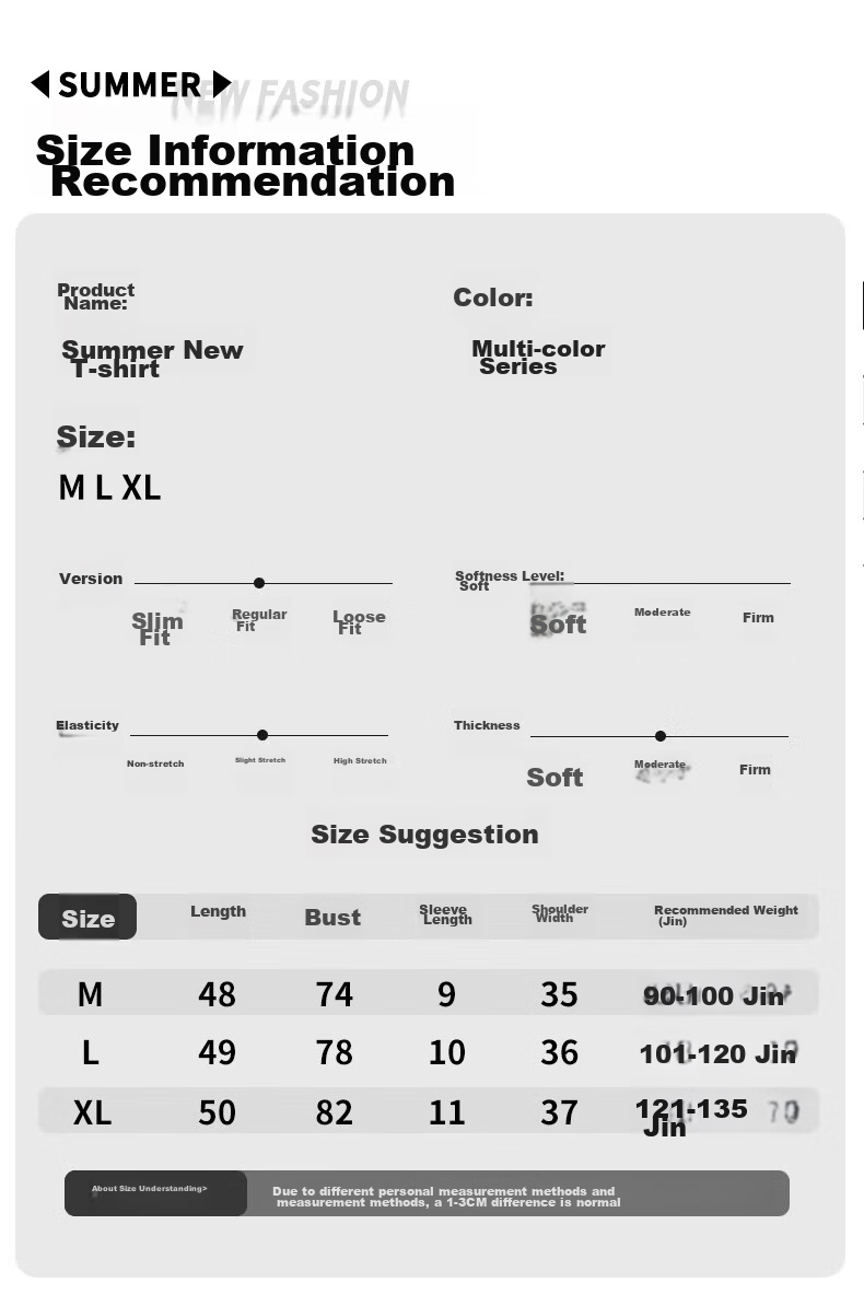 XUEXIMAN Women's Summer T-Shirt, Stylish And Simple Design, Slim Fit with Waist-Cinching V-Neck, Wrinkled High Cotton Short Sleeves for Wome 12